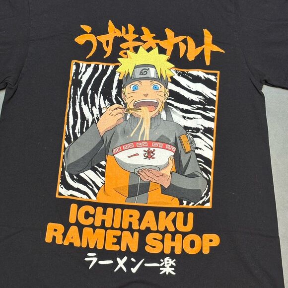Naruto Shippuden Collection T-Shirt Men Size Medium Ichiraku Ramen Shop - Picture 2 of 6